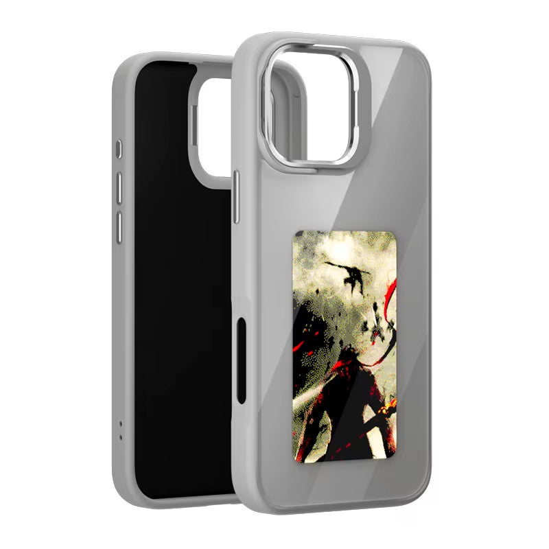 VAWI B234 HD 4-Color Display NFC E-Ink Phone Case with Lens Holder for Iphone 13 14 15 16 17 Pro Max Smart DIY Coque Telephone