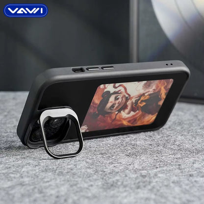 VAWI B234 HD 4-Color Display NFC E-Ink Phone Case with Lens Holder for Iphone 13 14 15 16 17 Pro Max Smart DIY Coque Telephone